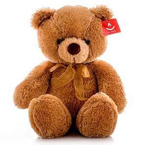 Мягкая игрушка Медведь с бантиком, 46 см. (Aurora, 15-321)